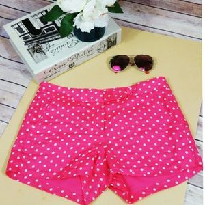 J. Crew Polka Dot Chino shorts. Like new